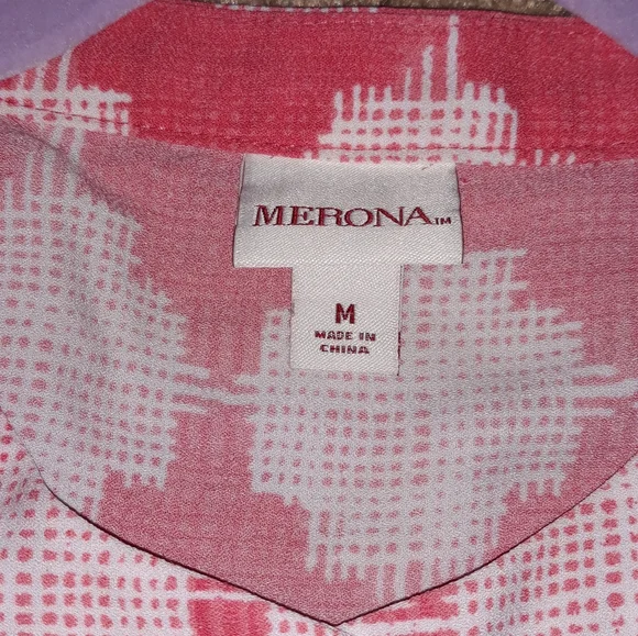 Dress.."MERONA"..Medium..pink/off white - Picture 9 of 14